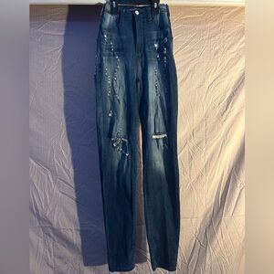 Aphrodite Distressed Denim Skinny Jeans